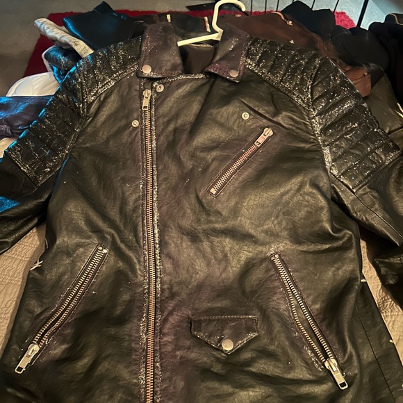 Black Leather Jacket - Picture 2 of 2